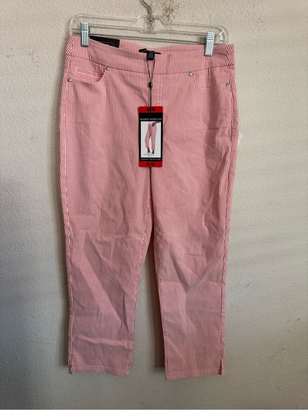 Mario Serrani Women's Comfort Stretch Capri Pants - Picture 3 of 5